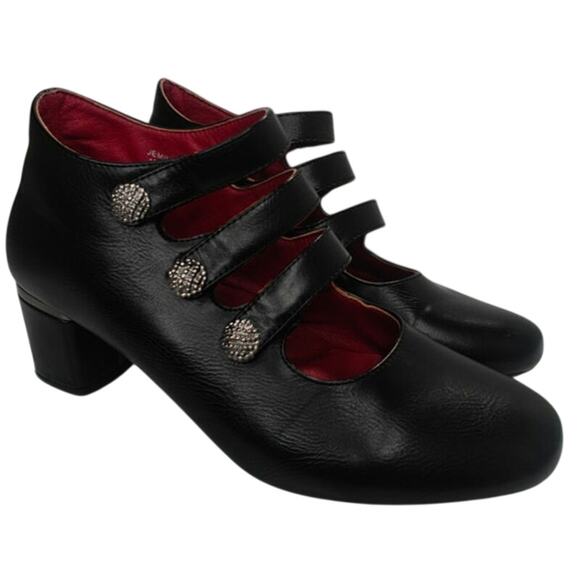 Black Patrizia heeled Mary Janes sz 41/ 9